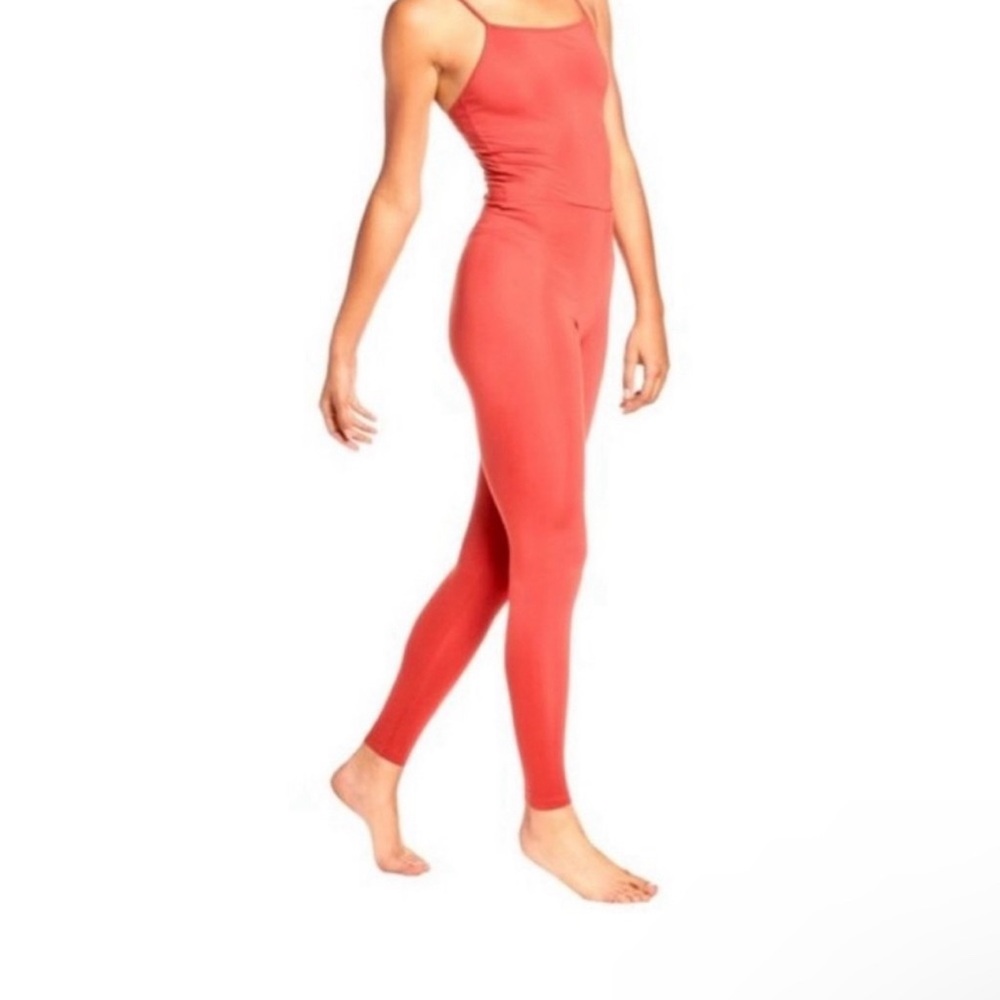 Girlfriend Collective Unitard in coral